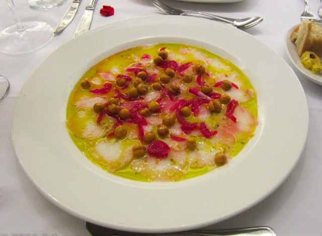 Ceviche served at Vera, a restaurant in Cartagena, Columbia