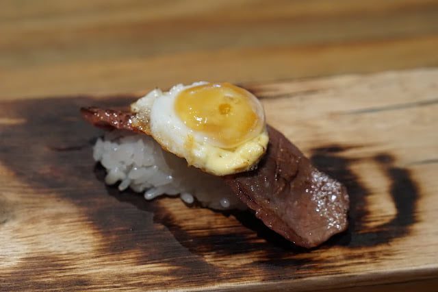 Maido's wagyu beef short rib with fried rice and egg in Lima, Peru