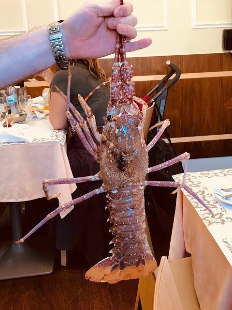 Lobster at Cervejaria Ramiro in Lisbon, Portugal