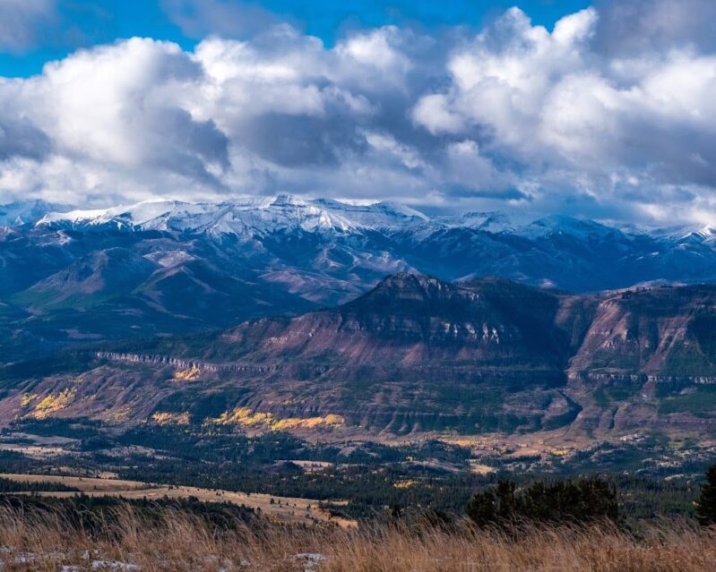 Scenic mountain view from Bear's Tooth Highway, a worthwhile drive near Yellowstone and Grand Teton