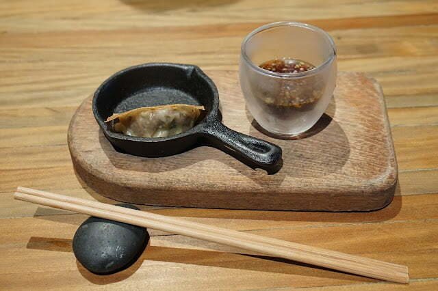 Gyoza Cuy with Amazonic Ponzu at Maido in Lima, Peru