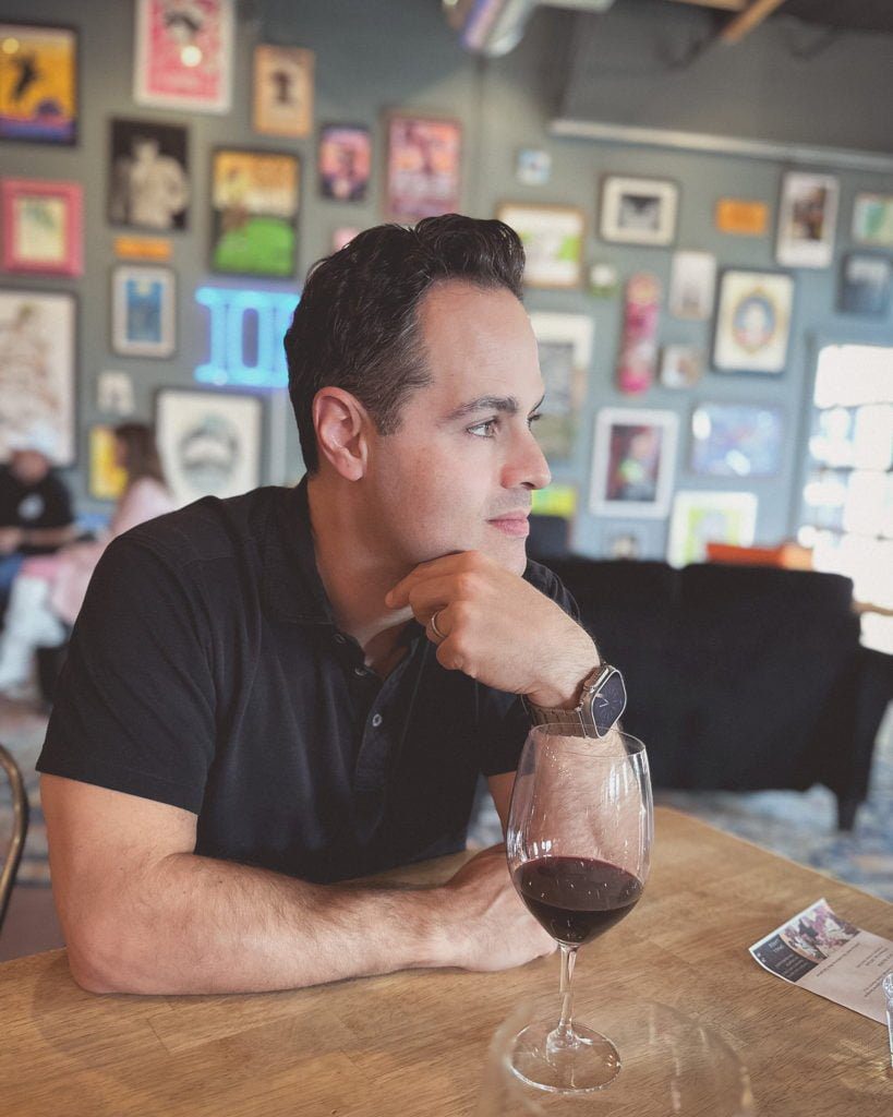 Jeff from Adventurous Tastes wine tasting in Woodinville, WA