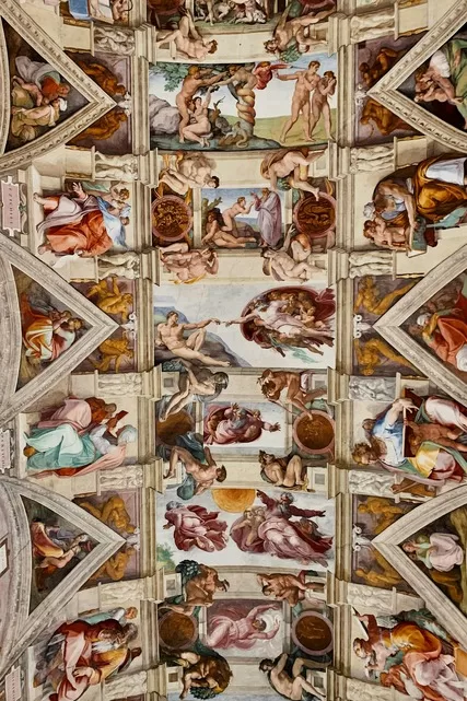 The Sistine Chapel at the Vatican in Rome - a must-see when visiting Rome with kids