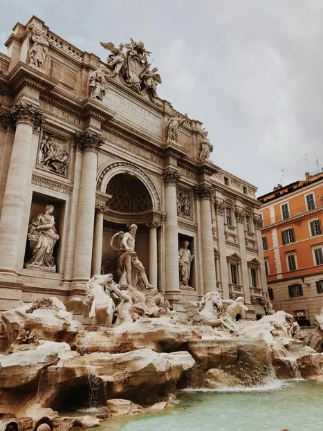 Trevi fountain is a must-visit when in Rome with kids