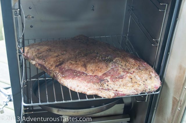 Brisket in the masterbuilt smoker