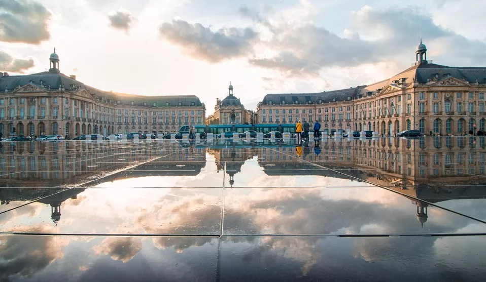 Place de la Bourse in Bordeaux
